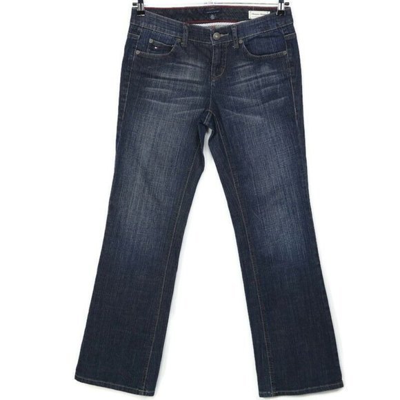 Tommy Hilfiger American Freedom Bootcut Jeans Modern‎ Rise Stretch 8 X 31 - Picture 2 of 10